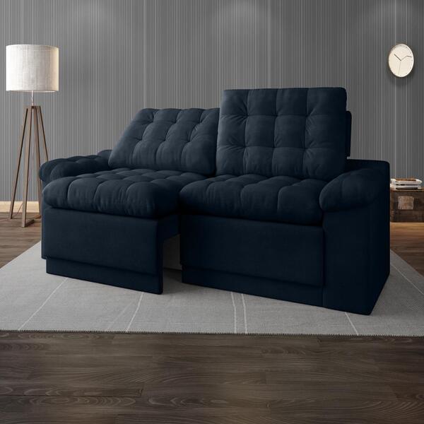 Sofá 4 Lugares Net Confort Assento Retrátil E Reclinável Petr