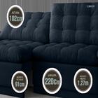 Sofá 4 Lugares Net Confort Assento Retrátil E Reclinável Petr