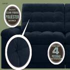 Sofá 4 Lugares Net Confort Assento Retrátil E Reclinável Petr