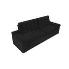 Sofá 4 Lugares Net Confort Assento Retrátil E Reclinável Pret