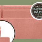 Sofá 4 Lugares Net Confort Assento Retrátil E Reclinável Rose