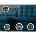 Sofá 4 Lugares Net Confort Assento Retrátil E Reclinável Roya