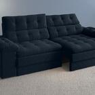 Sofá 4 Lugares Net Dominus Assento Retrátil E Reclinável Petr