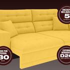 Sofá 4 Lugares Net Prestige Assento Retrátil E Reclinável Can