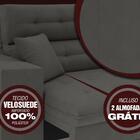 Sofá 4 Lugares Net Prestige Assento Retrátil E Reclinável Cin