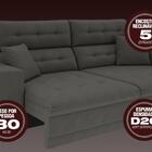 Sofá 4 Lugares Net Prestige Assento Retrátil E Reclinável Cin