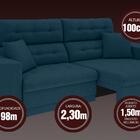 Sofá 4 Lugares Net Prestige Assento Retrátil E Reclinável Roy