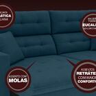 Sofá 4 Lugares Net Prestige Assento Retrátil E Reclinável Roy