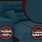 Sofá 4 Lugares Net Prestige Assento Retrátil E Reclinável Roy