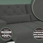 Sofá 4 Lugares Net Royale Assento Retrátil E Reclinável Grafi