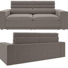 Sofá 4 Lugares Net Treviso Assento Retrátil E Reclinável Cinz