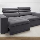 Sofá 4 Lugares Net Treviso Assento Retrátil E Reclinável Graf