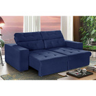 Sofá 4 Lugares New Itália 2,50m Retrátil, Reclinável, Com 2 P