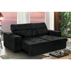 Sofá 4 Lugares New Itália 2,70m Retrátil, Reclinável, Com 2 P