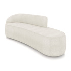 Sofá 4 Lugares Orgânico 220 Cm Morgan Bouclê Off White