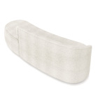 Sofá 4 Lugares Orgânico 220 Cm Morgan Bouclê Off White