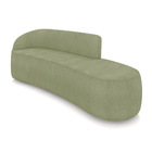 Sofá 4 Lugares Orgânico 220 Cm Morgan Bouclê Pistache