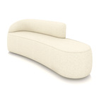 Sofá 4 Lugares Orgânico 220 Cm Morgan Linho Bege