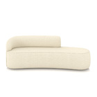 Sofá 4 Lugares Orgânico 220 Cm Morgan Linho Bege