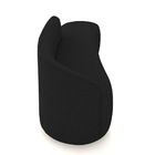 Sofá 4 Lugares Orgânico 220 Cm Morgan Linho Preto