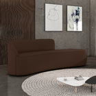 Sofá 4 Lugares Orgânico 220 Cm Morgan Suede D03 - D'rossi - M