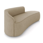 Sofá 4 Lugares Orgânico 220 Cm Morgan Suede D03 - D'rossi - M