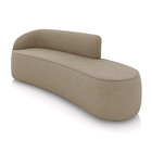 Sofá 4 Lugares Orgânico 220 Cm Morgan Suede D03 - D'rossi - M