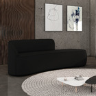 Sofá 4 Lugares Orgânico 220 Cm Morgan Suede D03 - D'rossi - P