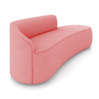 Sofá 4 Lugares Orgânico 220 Cm Morgan Suede D03 - D'rossi - R