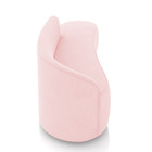 Sofá 4 Lugares Orgânico 220 Cm Morgan Suede Rosa Bebê