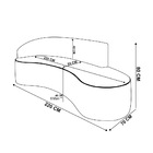 Sofá 4 Lugares Orgânico 220 Cm Morgan Veludo D03 - D'rossi -