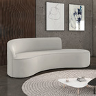 Sofá 4 Lugares Orgânico 220 Cm Morgan Veludo D03 - D'rossi -