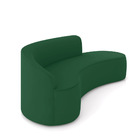 Sofá 4 Lugares Orgânico 220 Cm Morgan Veludo Verde