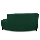 Sofá 4 Lugares Orgânico 220cm Morgan Pé Aço Preto Bouclê D03