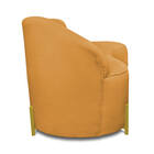 Sofá 4 Lugares Orgânico 220cm Morgan Pé Em Aço Dourado Bouclê