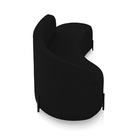 Sofá 4 Lugares Orgânico 220cm Pé Aço Preto Morgan Linho D03 -