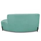 Sofá 4 Lugares Orgânico 220cm Pé Ferro Preto Morgan Bouclê D0