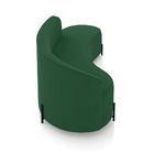 Sofá 4 Lugares Orgânico 220cm Pé Ferro Preto Morgan Veludo D0