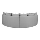 Sofa 4 Lugares Organico Amendoa 2322 250cm Cinza