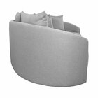 Sofa 4 Lugares Organico Amendoa 288cm Cinza