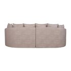 Sofá 4 Lugares Orgânico Coral 96x284x112 Cm Cinza Mescla