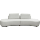 Sofá 4 Lugares Orgânico Sala De Estar Living 270cm Louise D06