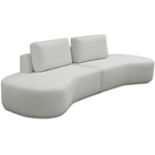 Sofá 4 Lugares Orgânico Sala De Estar Living 270cm Louise D06