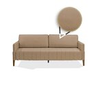 Sofá 4 Lugares Painita 204cm Bege