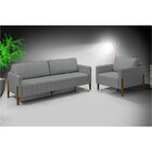 Sofá 4 Lugares Painita 204cm Cinza