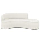 Sofá 4 Lugares Para Sala 220cm Orgânico Wendi Boucle Off Whit