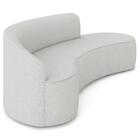 Sofá 4 Lugares Para Sala 220cm Orgânico Wendi Linho Cinza I01