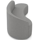 Sofá 4 Lugares Para Sala 220cm Orgânico Wendi Linho Grafite I