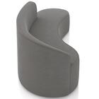 Sofá 4 Lugares Para Sala 220cm Orgânico Wendi Suede Grafite I