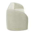 Sofá 4 Lugares Para Sala 252cm Lazio M03 Bouclê Bege Claro -